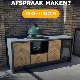 XYLO Buitenkeuken Met Visgraat Frontjes